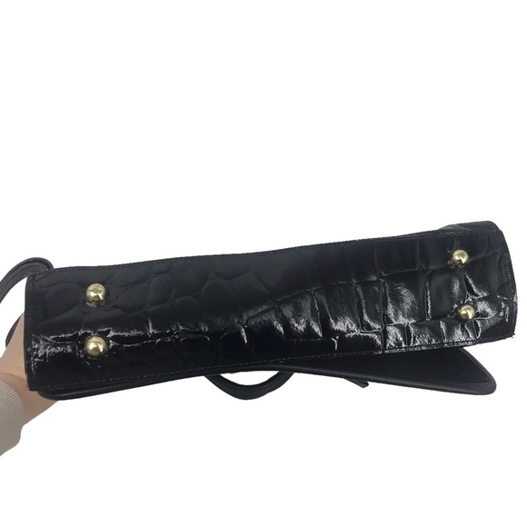 GENUINE LEATHER CHEETAH PRINT CONVERTIBLE CROSSBODY HANDBAG BAG SNAP CLOSURE - Picture 3 of 16